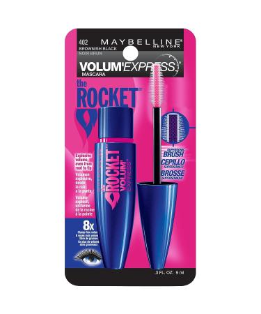 Maybelline Volum' Express The Rocket Washable Mascara Brownish Black - 0.3 Fl Oz - Buy Online on GoSupps.com