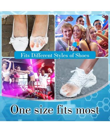 2 Pairs Toe Spacers & Bunion Corrector - Adjustable Soft Design for Bunion Pain Relief Hammer Toe Straightening & Overlapping Toes Support - Buy Online on GoSupps.com