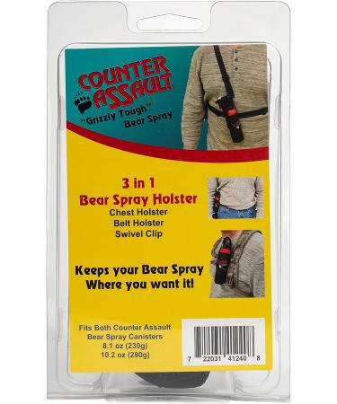 Counter Assault 3 in 1 Chest Holder - Black | Secure and Convenient Solution - Buy Online on GoSupps.com