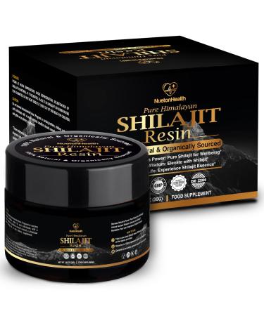 Pure Organic Himalayan Shilajit Resin - Gold Grade 30g | Rich in Fulvic & Humic Acid 100% Vegan | Immune Support Vitality Booster | Lab Tested by UK's NuetonHealth