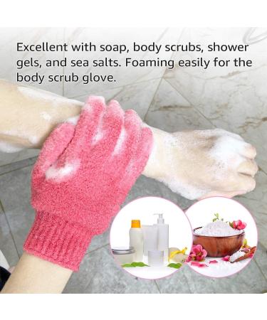 Evridwear Heavy Exfoliating Shower Bath Gloves - 2 Pairs for Men and Women - Buy Online on GoSupps.com