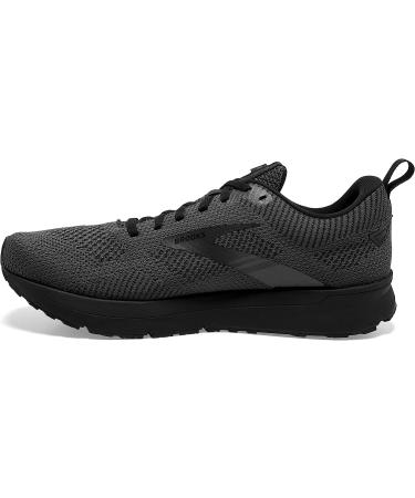 Brooks Men's Revel 5 Neutral Running Shoe Black/Ebony 9.5 - Buy Online on GoSupps.com