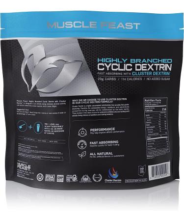 Muscle Feast Highly Branched Cyclic Dextrin 5lbs - Premium Pre & Post-Workout Supplement - Buy Online on GoSupps.com
