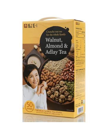 Damtuh Korean Walnut Almond Adlay Powder Meal Replacement Shake - 18g x 50 Sticks - Buy Online on GoSupps.com