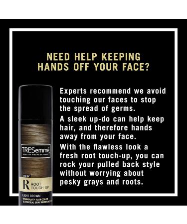 TRESemm Root Touch-Up Light Brown Hair Temporary Hair Color Ammonia-free Peroxide-free Root Cover Up Spray 2.5 oz (Pack of 2) Light Brown 2.5 Ounce (Pack of 2) - Buy Online on GoSupps.com