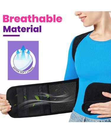 Posture Corrector Brace for Women & Men | Lumbar Support for Upper & Lower Back Pain Relief - Medium Size - Buy Online on GoSupps.com