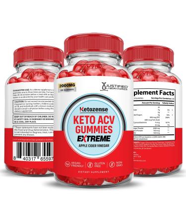 Buy (2 Pack) Ketozense Keto ACV Gummies - 2000MG Vegan Non-GMO with Pomegranate & Beet Juice - 120 Gummies for Keto Diet - International Shipping Available - Buy Online on GoSupps.com