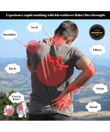 Ultra Strength Back and Neck Aromatherapy Balm | Sore Muscle Relief | Preservative Free Citrus | Free Reflexology Stick - Buy Online on GoSupps.com