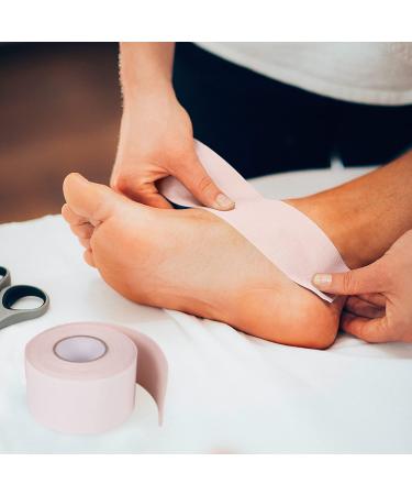 Extra Durable Moleskin for Feet - 2 Rolls of Adhesive Blister Prevention Tape - Waterproof Toe Patches - 100% Cotton - 2 x 5 Yards Each - Buy Online on GoSupps.com