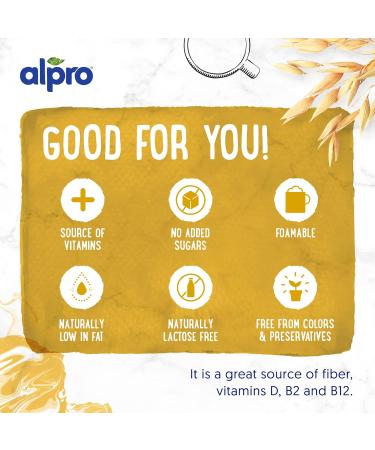 ALPRO Avena Barista Bebida 100% Vegetal Sin Gluten 1L - Buy Online on GoSupps.com