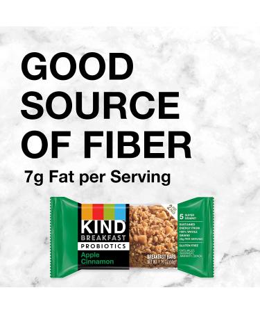 KIND Breakfast Probiotic Bars - Apple Cinnamon  1.76 oz (32-Pack) | Delicious & Healthy Snack - Buy Online on GoSupps.com