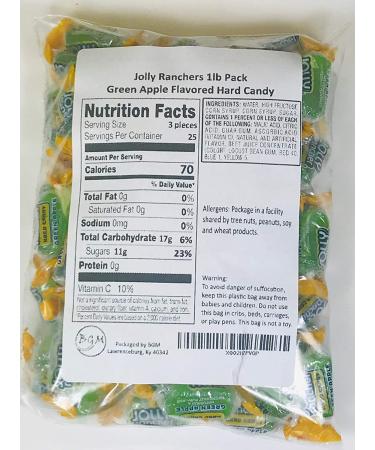Jolly Ranchers Hard Candy 1lb - Green Apple Flavor | Buy Online - Buy Online on GoSupps.com