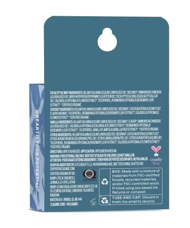 Cliganic Organic Lip Balm Set - 4 Flavors - Natural Hydrating for Cracked & Dry Lips 1 Count (Pack of 4) - Buy Online on GoSupps.com