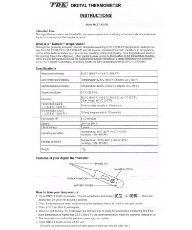 Flexible Tip Digital Fever Alarm Thermometer - Oral Rectal & Underarm Use | Fast Shipping Worldwide - Buy Online on GoSupps.com