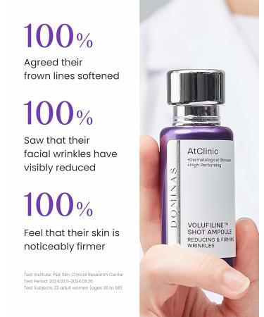 DOMINAS AtClinic Volufiline PDRN Serum - 2 Week Volume & Elasticity Booster with 5% Volufiline PDRN and Paeonol Loss of Volume Fine Lines & Glass Skin Glow Korean Skincare 1.01 fl oz - Buy Online on GoSupps.com