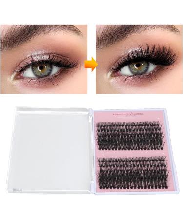 False Eyelash Clusters D Curl Portable Individual Fake Lashes for DIY Lash Extension for Party (DIY-SET-032) - Buy Online on GoSupps.com
