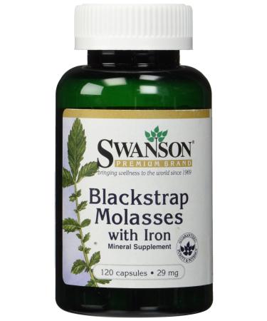 Blackstrap Molasses with Iron 29mg (Two Bottles Each of 120 Capsules)