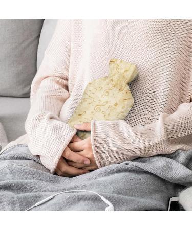 Hot Water Bottle with Lid | Musical Notes Rubber Bag for Pain Relief Cramps & Therapy | International Shipping Available - Buy Online on GoSupps.com