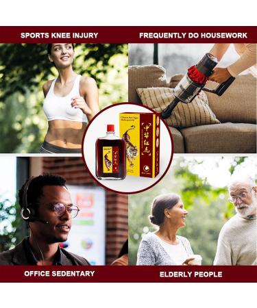 Chinese Oil - Soothing Oil for Pain Relief | Liniment for Sprains 50ml For Bones Knees Muscle Pain Sports Recovery Neck and Shoulder Relief - Buy Online on GoSupps.com