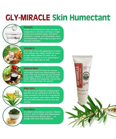 GLY MIRACLE Skin Humectant 4oz Tube - Deep Nourishing Hydration for Dry, Cracked Skin - Non-Greasy Formula for Hands, Cuticles, and Feet - Buy Online on GoSupps.com