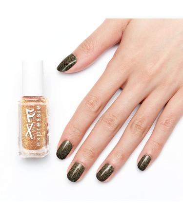 Essie Expressie FX Filter Quick-Dry Vegan Nail Polish - 24K Gold Glitter Shimmer Top Coat - 0.33 fl oz - Fast Shipping Worldwide - Buy Online on GoSupps.com