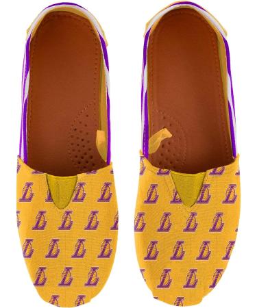 FOCO Los Angeles Lakers Women's NBA Team Logo Slip On Canvas Shoes - Size 11-12 - Buy Online on GoSupps.com
