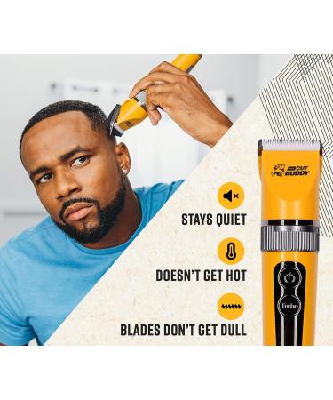 Shop The Cut Buddy Clipper & Grooming Set for Men - Cordless Hair & Beard Trimmer Waterproof Quiet Titanium Plated - Buy Online on GoSupps.com