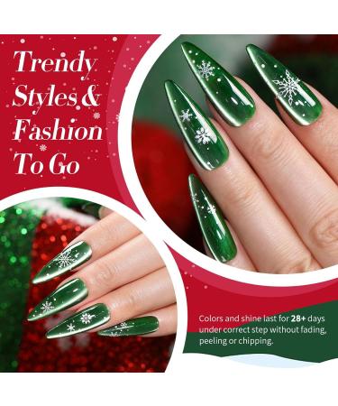  demaxiyad Gel Polish - Magnetic Gel 6 Colors for French Tip Manicure | Sculpting Polish for Manicure - for Autumn Halloween Christmas Makeup Parties Holidays Weddings - Buy Online on GoSupps.com