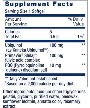 Life Extension Super Ubiquinol CoQ10 PQQ Shilajit Vitamin K1 Vitamin K2 MK-7 and MK-4 Vitamin C Cellular Energy Heart Bone and Arterial Health Bundle 30 + 90 Softgels - Buy Online on GoSupps.com