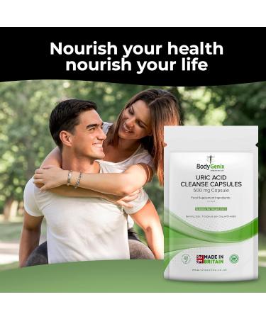 Bodygenix Uric Acid Cleanse Capsules - Made in the UK - Kidney Support - 30 Capsules - Buy Online on GoSupps.com