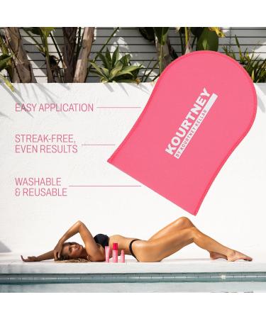KOURTNEY Gant d'application autobronzant Applicateur autobronzant en velours doux pour une application sans traces Gants de bronzage lavables pour prot ger les mains 1 pi ce - Buy Online on GoSupps.com