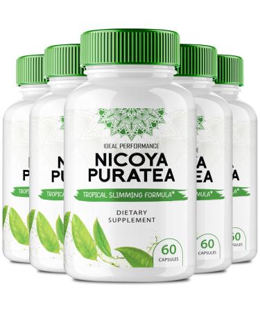 Nicoya Puratea Keto Capsules Nicoya Puratea Advanced Formula Pills - Maximum Strength NicoyaPuratea All Natural Keto Pills Nicoya Puratea Capsules Nicoya Puratea Pills Reviews (5 Pack)