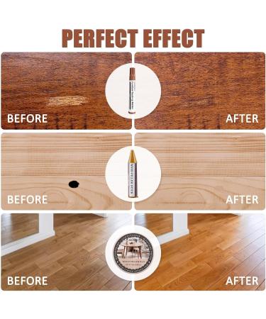 SEISSO Furniture Repair Kit - 18 Color Touch Up Markers & Wood Filler Sticks | Fix Scratches Stains & Holes on Wooden Furniture Cabinets Floors & Doors - International Shipping Available - Buy Online on GoSupps.com