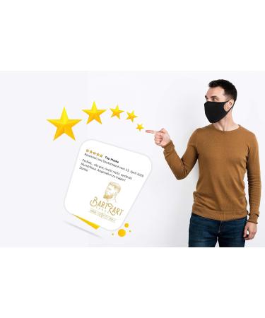 Buy BartZart Shabo 10-Pack Unisex Black Fabric Masks | Breathable & Washable Everyday Sports Face Masks - International Shipping - Buy Online on GoSupps.com