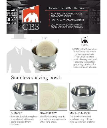 Shop G.B.S Ultimate Wet Shaving Kit for Men - 5 Blade Razor Badger Brush Stainless Steel Bowl & Dual Stand - Luxury Shaving Essentials - Buy Online on GoSupps.com