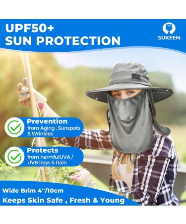 SUKEN Fischerhut - UV Sun Protection Hats for Men & Women | Tactical Outdoor Fishing Gear - Buy Online on GoSupps.com