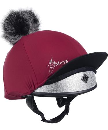 LeMieux Ladies Silk Pom Pom Hat - One Size Mulberry | Premium International Shipping - Buy Online on GoSupps.com