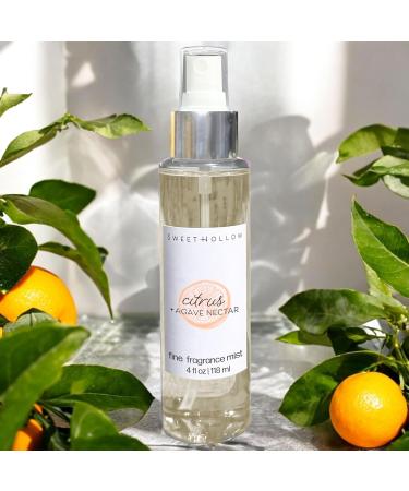 SweetHollow Citrus + Agave Nectar Fine Fragrance Mist Tropical Fruit Scented Perfume Body Spray with Clean Ingredients Infused with Essential Oil - Buy Online on GoSupps.com