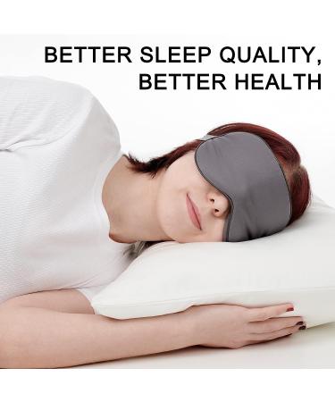 Bamboo Eye Mask for Sleeping - 100% Bamboo Viscose - Dark Gray - Buy Online on GoSupps.com