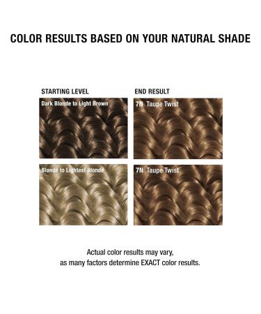 All About Curls 7N Taupe Twist - Permanent Hair Color for Curly Hair | 100% Grey Coverage | Nourishing Dye with Prep + Protect Serum - Buy Online on GoSupps.com