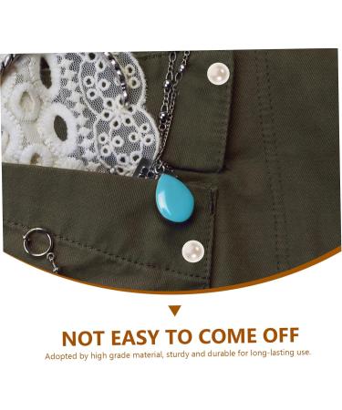 Lurrose 150 Sets Pearl Claw Nails Decor Clothing Rivets DIY Clothing Pearl Rivets DIY Buttons Manual Stud 0.8X0.8X0.8CM White - Buy Online on GoSupps.com