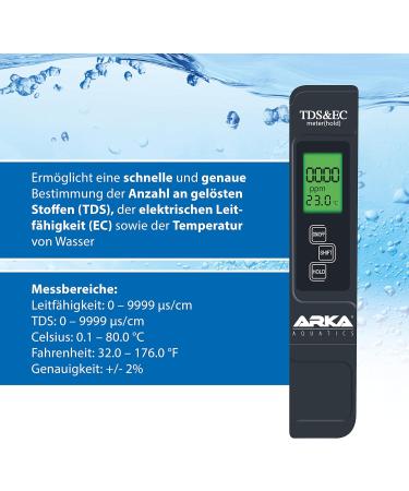 Arka Myaqua Set - PH & TDS/EC Measuring Device for Aquariums Pools Ponds & Drinking Water | Accurate Water Quality Testing - Buy Online on GoSupps.com