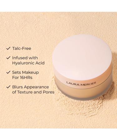 Laura Mercier Tinted Moisturizer Light Revealer with SPF 25 Luminous Finish Shade 0N1 Petal and Translucent Loose Talc-Free Setting Powder Ultra-Blur: Hyaluronic Acid Infused Shade Translucent Bund - Buy Online on GoSupps.com