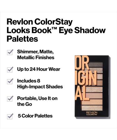 REVLON ColorStay Eyeshadow Palette - Dual Pack Highly Pigmented Matte & Metallic Finishes 920 Enigma - International Shipping Available - Buy Online on GoSupps.com