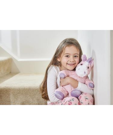 Buy Warmies Glittery Pink Unicorn Soft Toy 33 cm - Fully Heatable with French Lavender | International Shipping Available - Buy Online on GoSupps.com