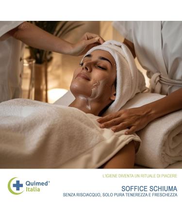 Buy Quimed Italia Disposable Washcloths - pH Neutral Soap Sterile Washing Gloves 100 Pack - Ideal for Adults - Convenient & Hygienic Care - Buy Online on GoSupps.com