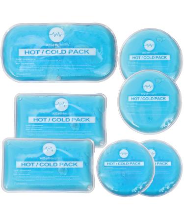 Reusable Hot and Cold Gel Ice Packs for Injuries | Cold Compress, Ice Pack, Gel Ice Packs, Cold Pack, Gel ice Pack, Cold Packs for Injuries | 7 Pack 7 Count (Pack of 1)