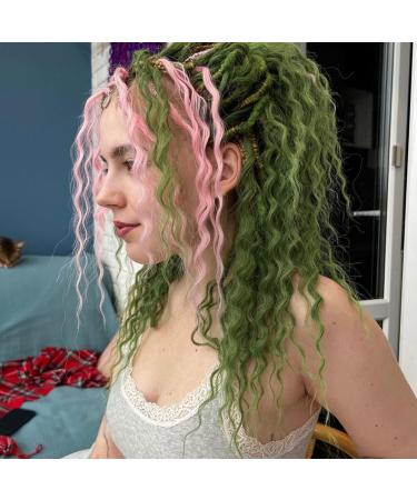 Seaweed Green Pre Stretched Kanekalon Braiding Hair 26 Pack of 3 - Human Hair Box Braids - Buy Online on GoSupps.com