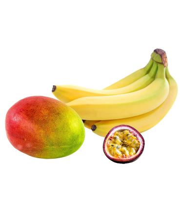 Buy Food-United Exotic Puree: Mango Banana Maracuja & Limette - 12x1kg Puree for Smoothies Sorbets & More - No Artificial Additives - Buy Online on GoSupps.com