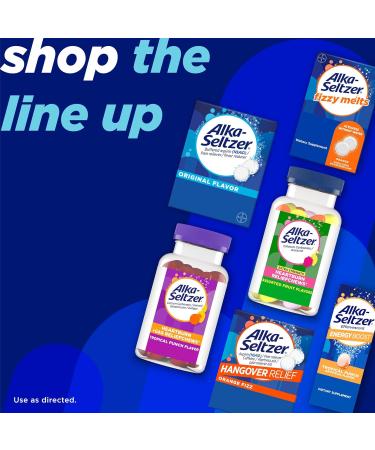 Alka-Seltzer Extra Strength Heartburn Relief Effervescent Antacid Tablets Fast Indigestion Relief 36Ct - Buy Online on GoSupps.com